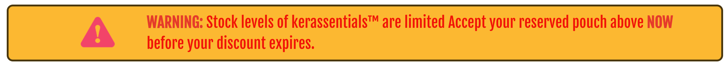 Kerassentials - WARNING